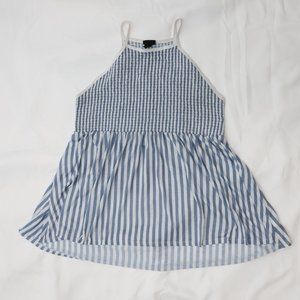 Torrid Beach Stripe Scrunch Tank Top Size 2X. In good used condition!